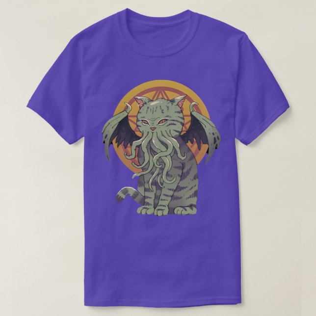 Cathulhu Cthulhu cat T-Shirt (Design Front)