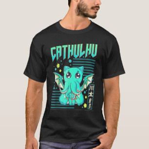 Cathulhu Funny Cat Cthulhu Pun T-Shirt