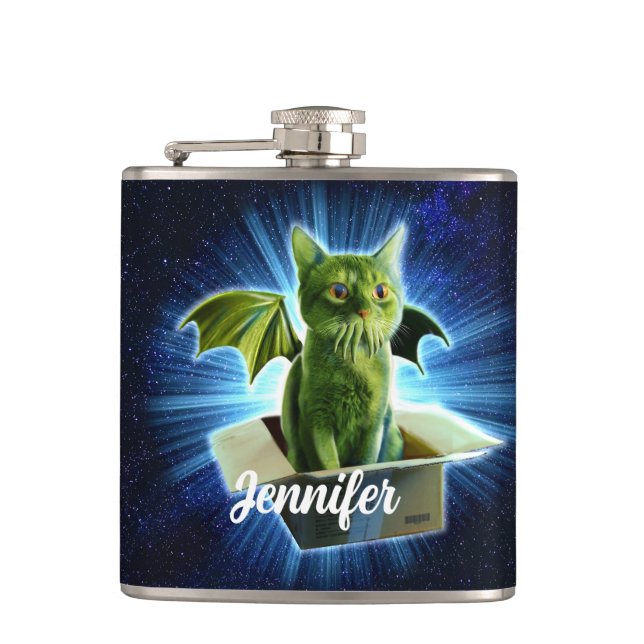 Cathulhu                                           hip flask (Front)