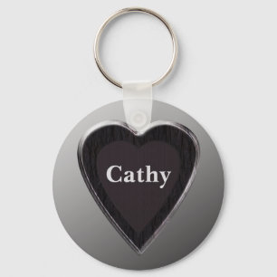 Cathy Heart Keychain by 369MyName