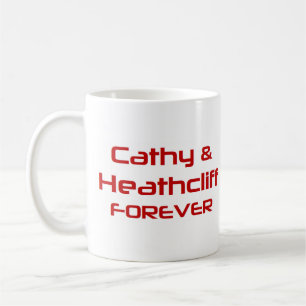cathy & heathcliff coffee mug