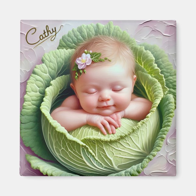 CATHY ~ In the Cabbage Patch ~  Magnet (Front)