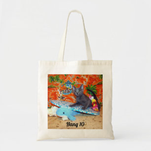 Catiana's Surfing Adventure  Cat / Kitten Tote Bag