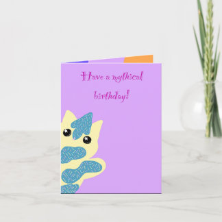 Caticorn Birthday card