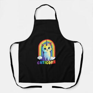 Caticorn cute cat unicorn funny design for Women G Apron