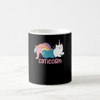 Caticorn Cute Cat Unicorn Mermaid Mix Coffee Mug