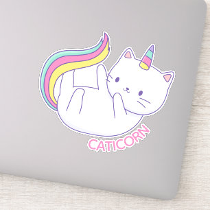 Caticorn Cute Unicorn Cat Sticker