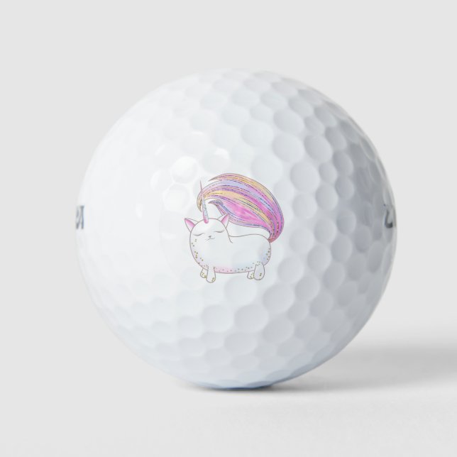 Caticorn Golf Balls (Front)