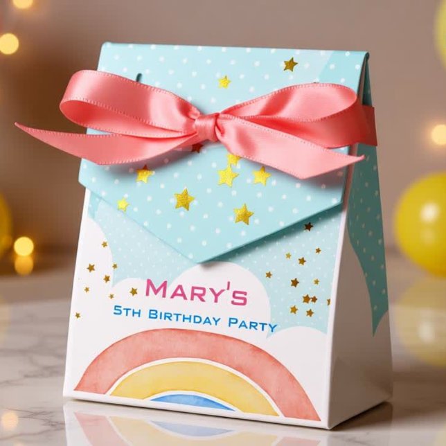 Caticorn Meow-Gical Birthday Favour Box (Creator Uploaded)