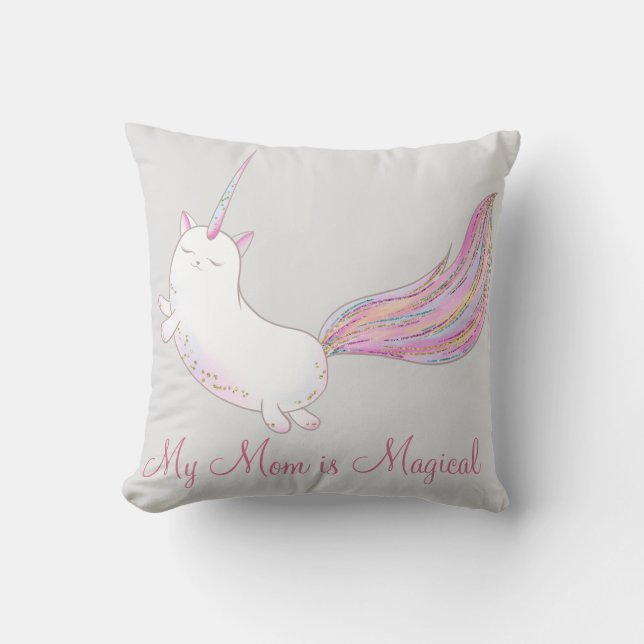 Caticorn | Mum is Magical Cushion (Front)