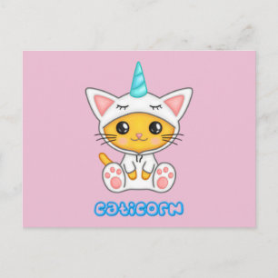 Caticorn Postcard
