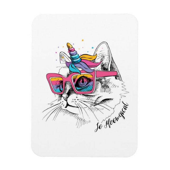 Caticorn | So Meowgical Magnet (Vertical)