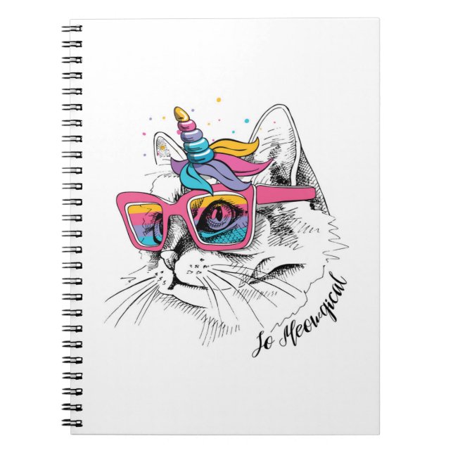 Caticorn | So Meowgical Notebook (Front)