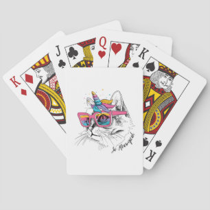 Caticorn   So Meowgical Playing Cards