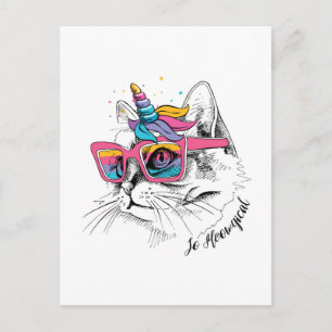 Caticorn   So Meowgical Postcard