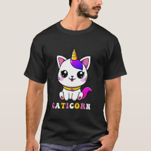 Caticorn Tee Cat Unicorn Girls Women Kittycorn Cat