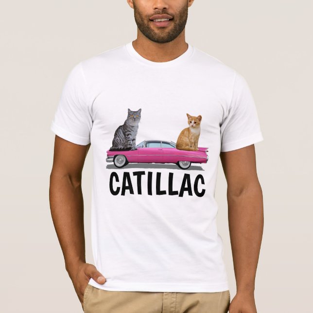 CATILLAC CAT CLASSIC CAR T-SHIRT (Front)