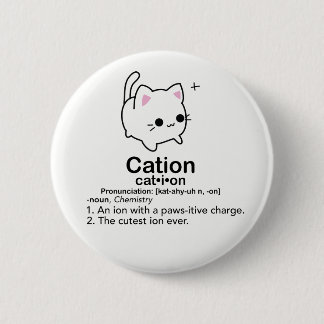 Cation 6 Cm Round Badge
