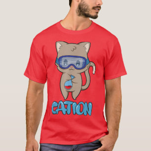 Cation Cute Science Cat Pawsitive Element Chemistr T-Shirt