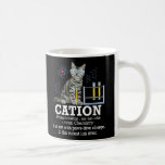 Cation Fun Chemistry Humour Science Teacher Cat Pu Coffee Mug<br><div class="desc">Grab this design as a great gift for Back To School,  First Day Of School,  100th Day Of School. Happy First Day of School</div>