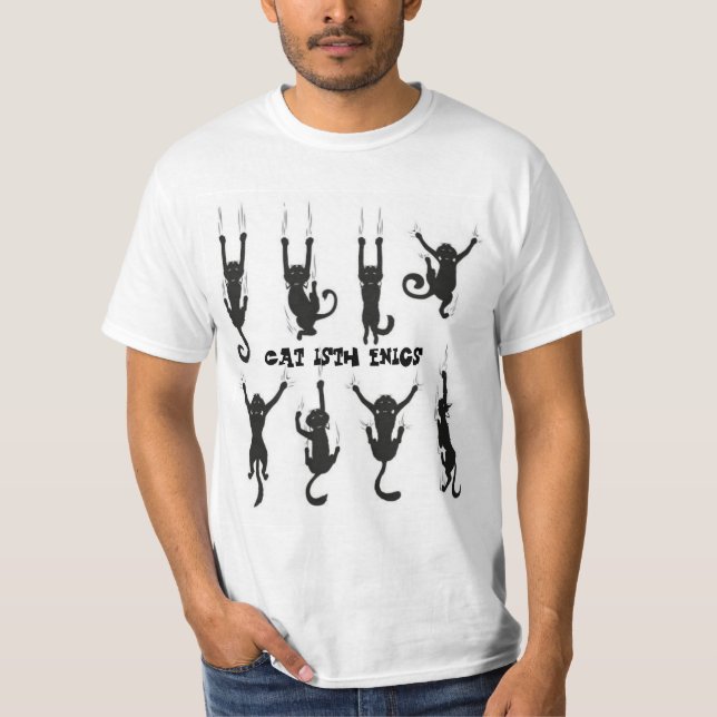 Catisthenics Cat T-Shirt (Front)