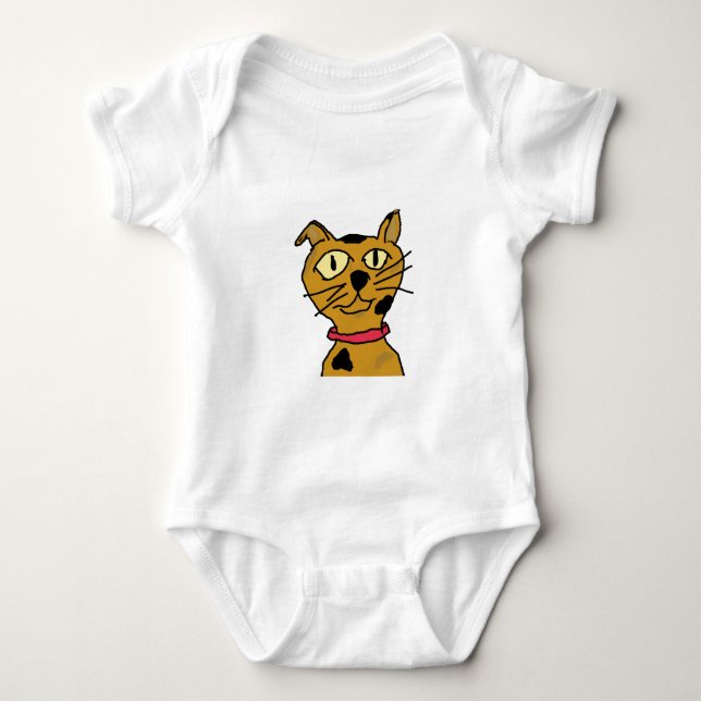 Catitude Baby T-Shirt Baby Bodysuit (Front)
