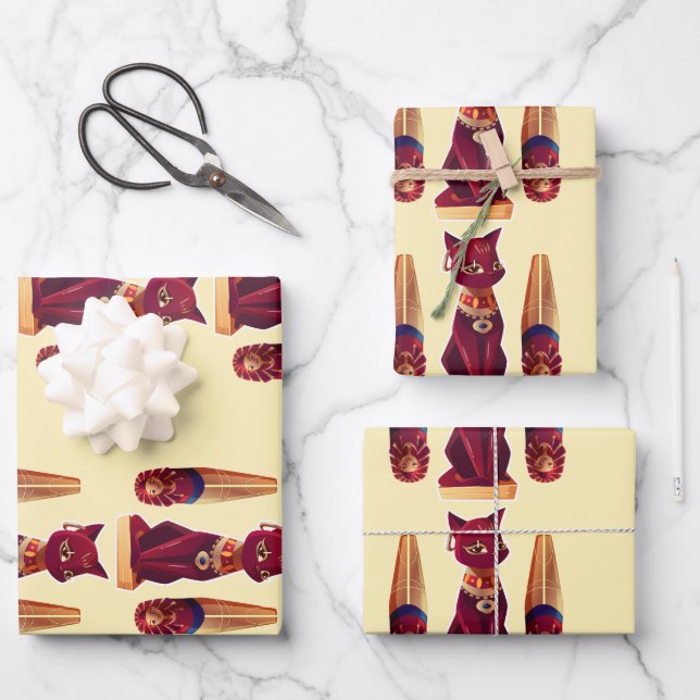CATITUDE is everything Wrapping Paper Sheet (Front)