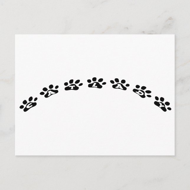 Catlady Postcard (Front)