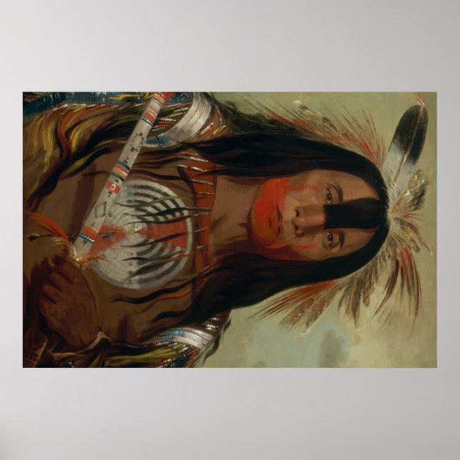 Catlin Native American Art Poster (Front)
