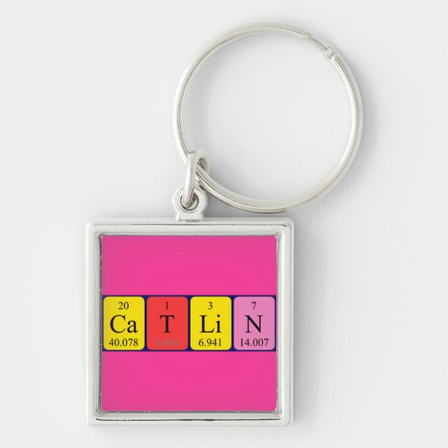 Catlin periodic table name keyring (Front)