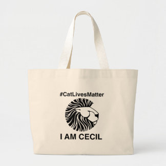 #CatLivesMatter Plain Tote Bag.