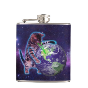 Catmageddon Hip Flask