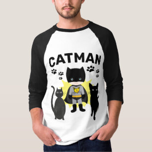 CATMAN Funny CAT LOVER T-Shirts