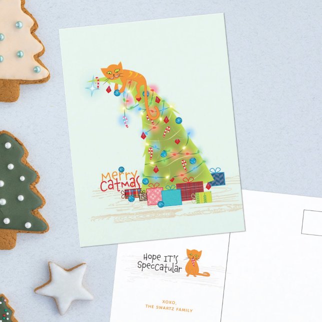 Catmas Tree Christmas Card (Creator Uploaded)