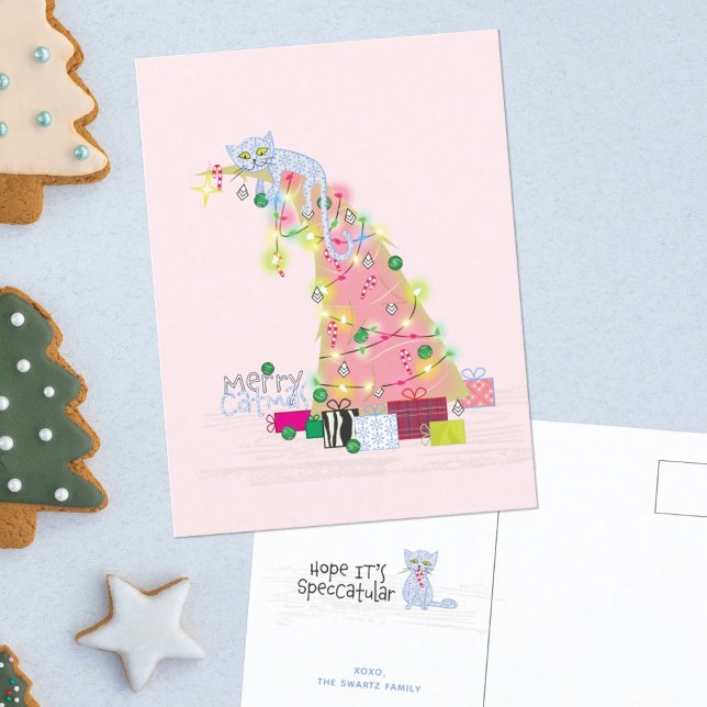 Catmas Tree Christmas Card (Creator Uploaded)