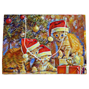 Catmass Tree Large Gift Bag