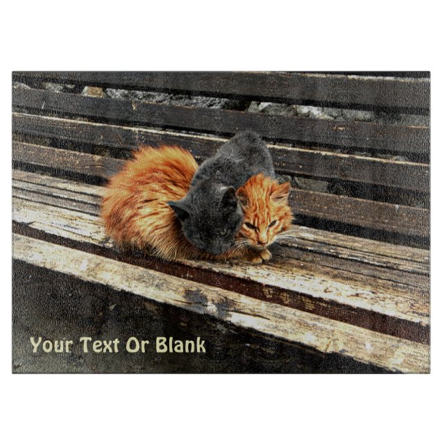 Catnap Cuties Cutting Board (Front)