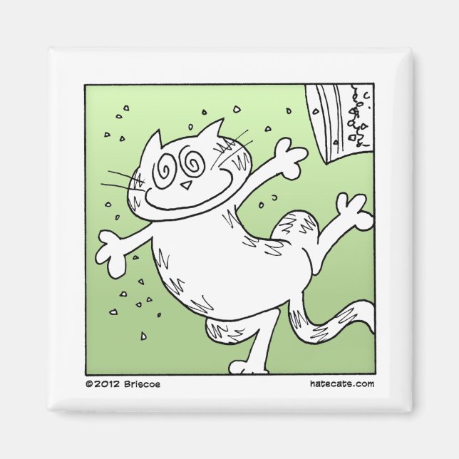 Catnip Cat Magnet (Front)