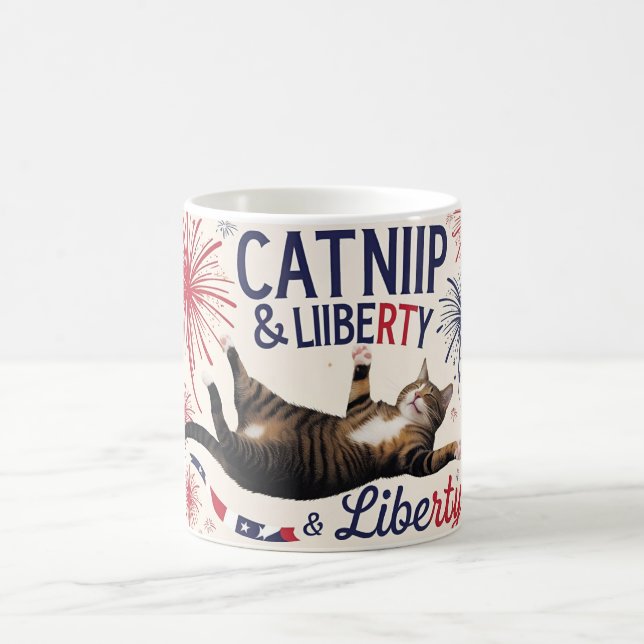 Catnip & Liberty – Fun Cat Mug (Center)