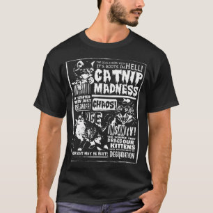 Catnip Madness Cute Kitten Cat Lover Gift For Cat T-Shirt