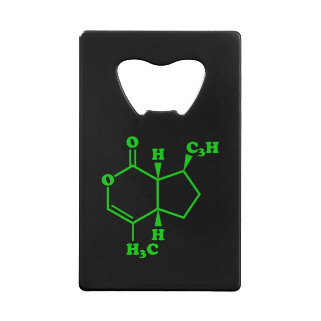 Catnip Nepetalactone Molecular Chemical Formula (Front)