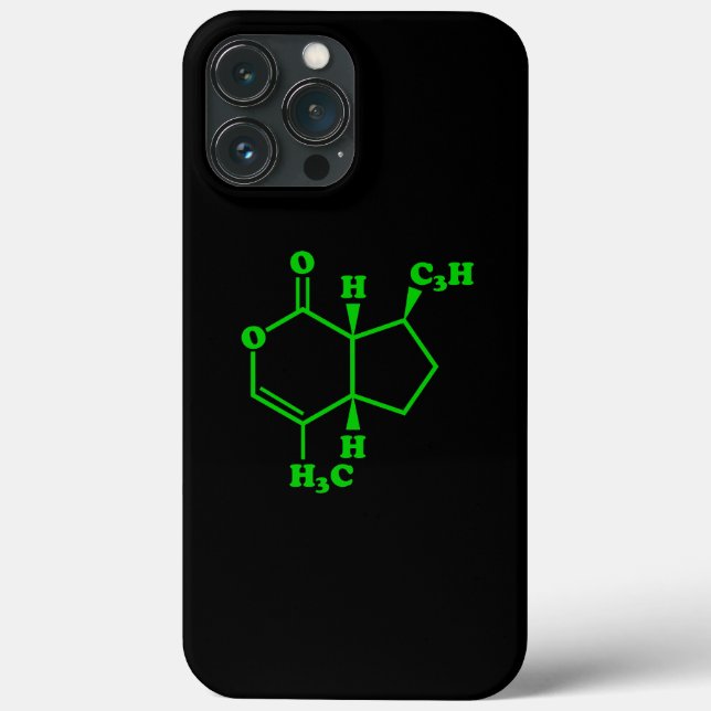 Catnip Nepetalactone Molecular Chemical Formula Case-Mate iPhone Case (Back)