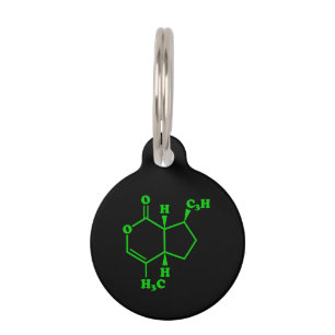 Catnip Nepetalactone Molecular Chemical Formula Pet Tag