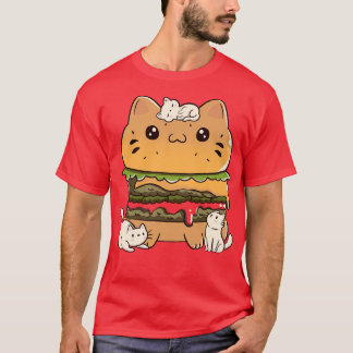 Catnivore Diet Funny Cat Red by Tobe Fonseca T-Shirt