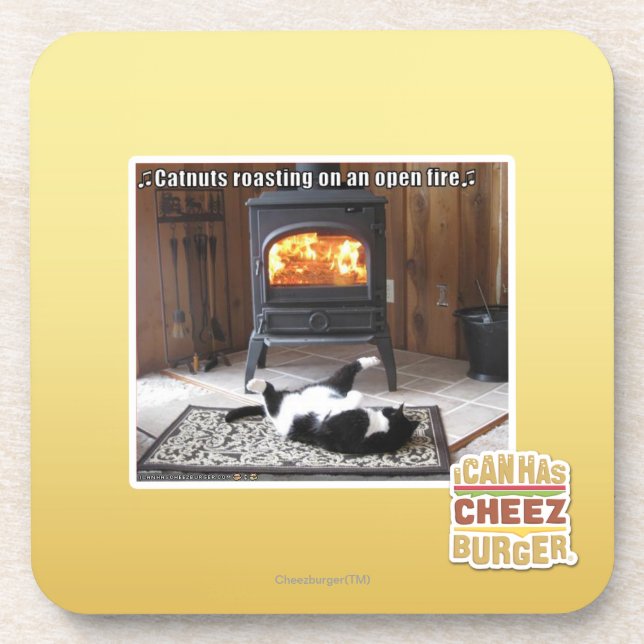Catnuts roasting coaster (Front)
