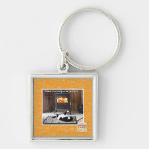 Catnuts roasting key ring