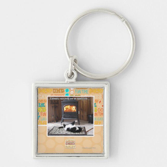 Catnuts roasting key ring (Front)