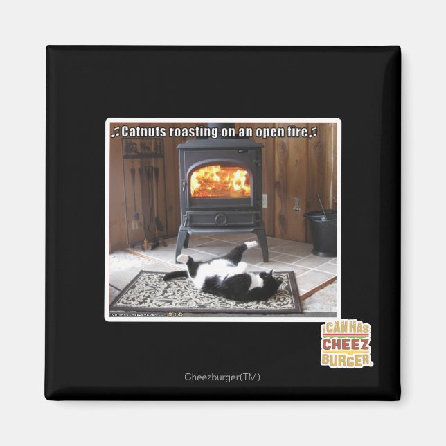 Catnuts roasting magnet (Front)