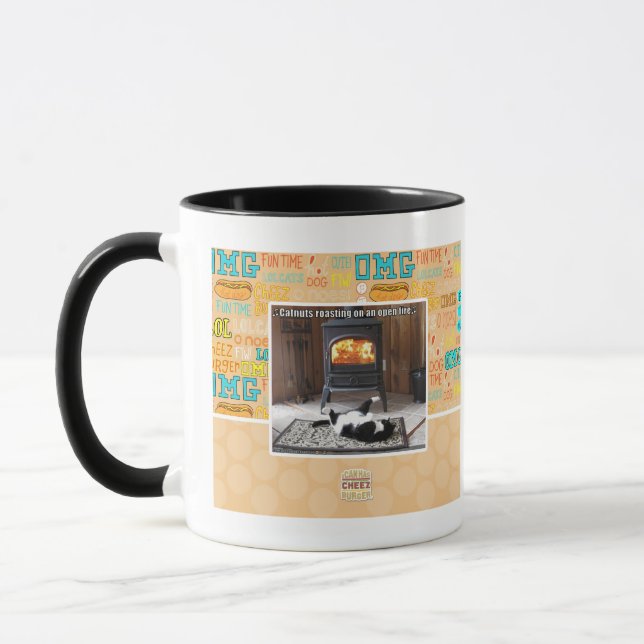 Catnuts roasting mug (Left)