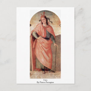 Cato By Pietro Perugino Postcard